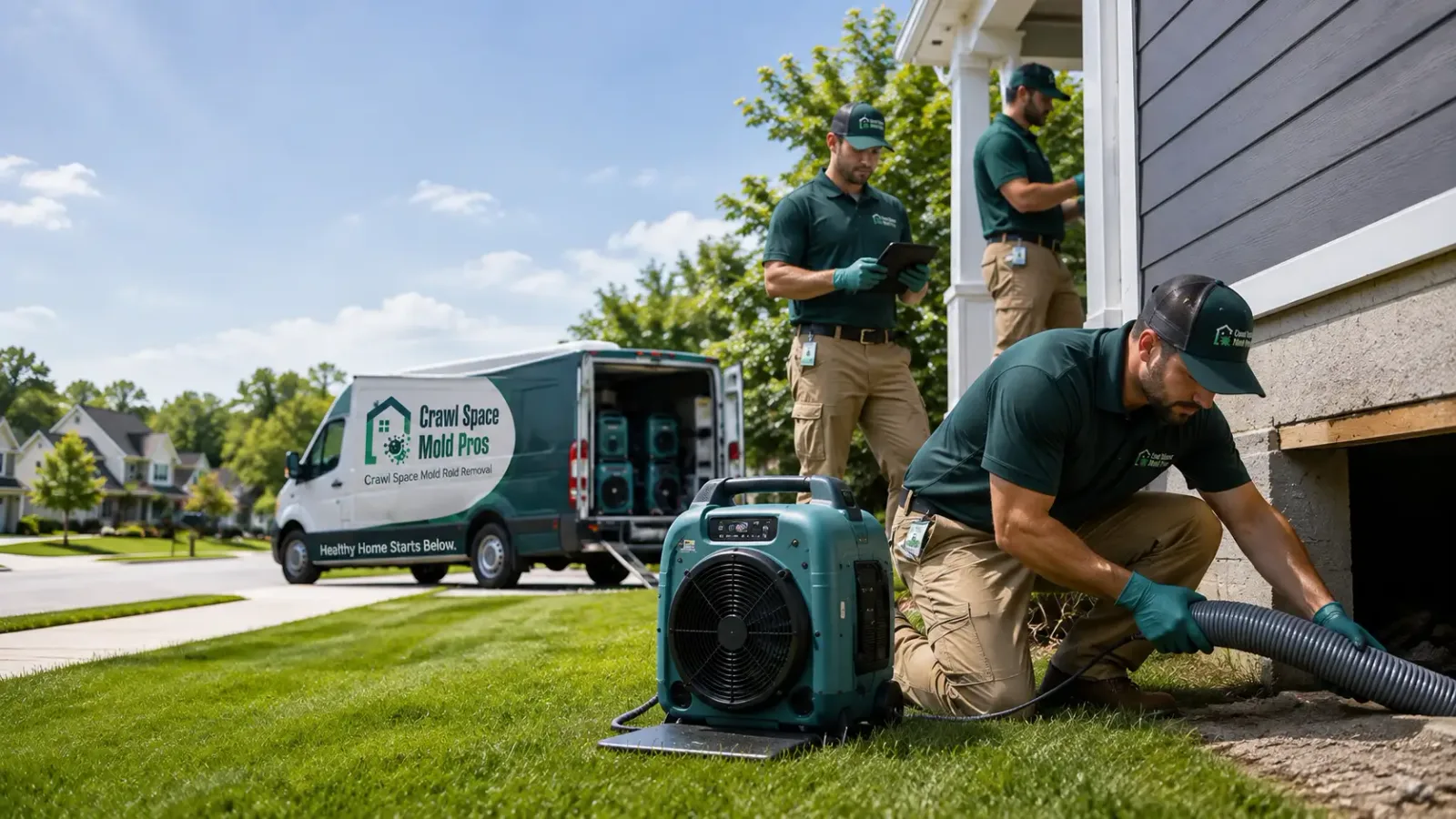 Crawl Space Mold Removal in Deer Park, NY